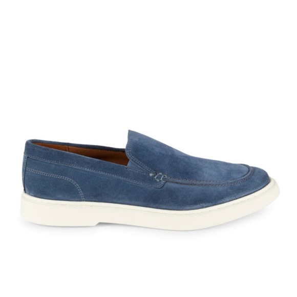 Allen Edmonds Suede Blue Loafers